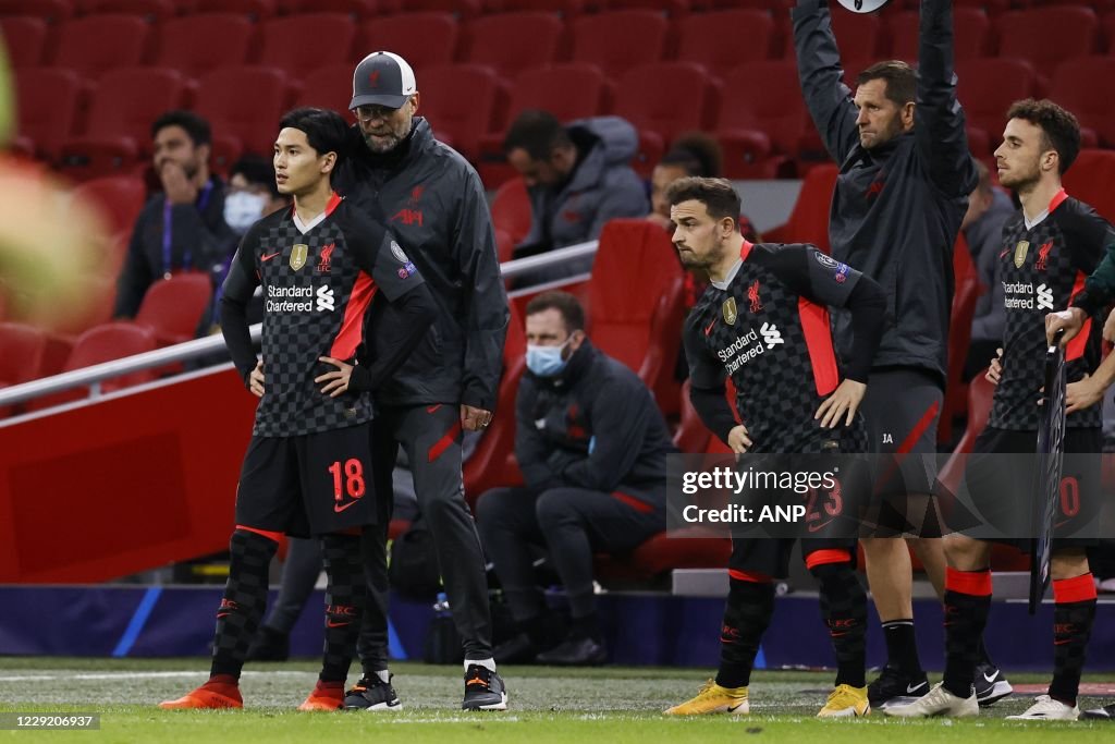 UEFA Champions League Group D"Ajax Amsterdam v Liverpool FC"