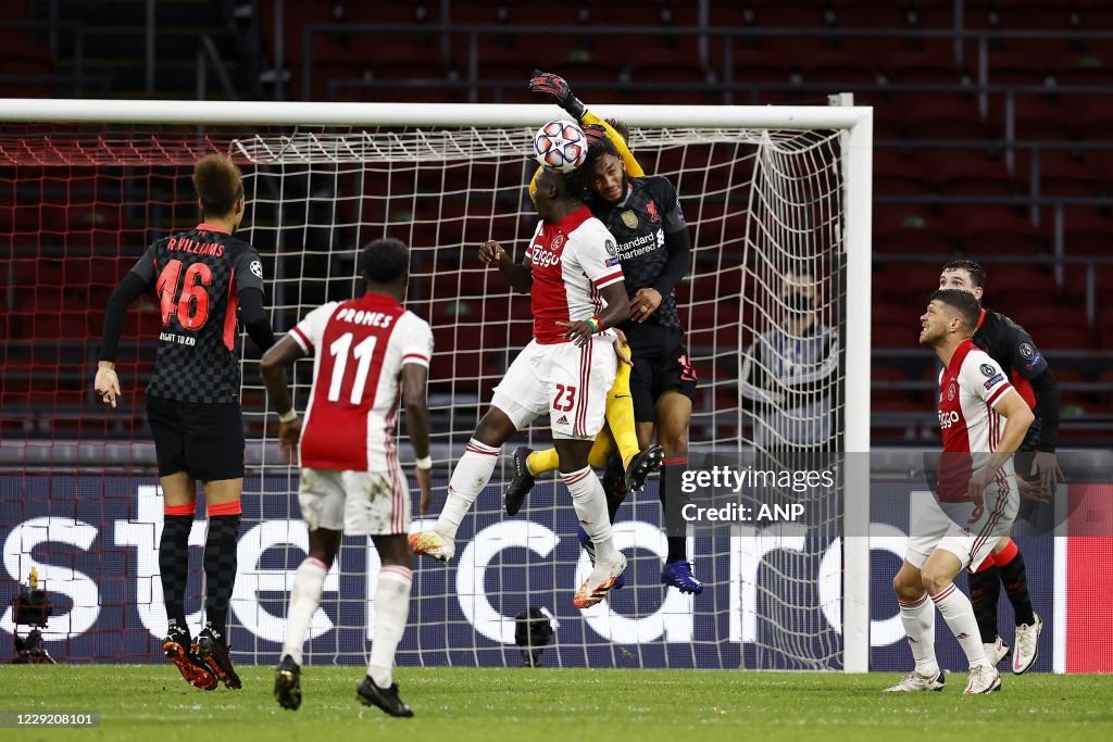 UEFA Champions League Group D"Ajax Amsterdam v Liverpool FC"