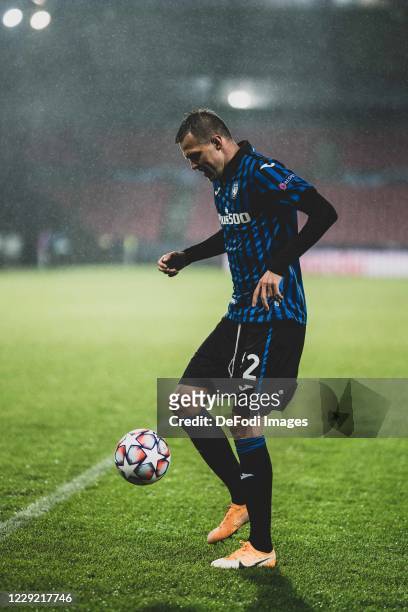 Josip Ilicic of Atalanta Bergamo Controls the ball during the UEFA Champions League Group D stage match between FC Midtjylland and Atalanta BC at MCH...