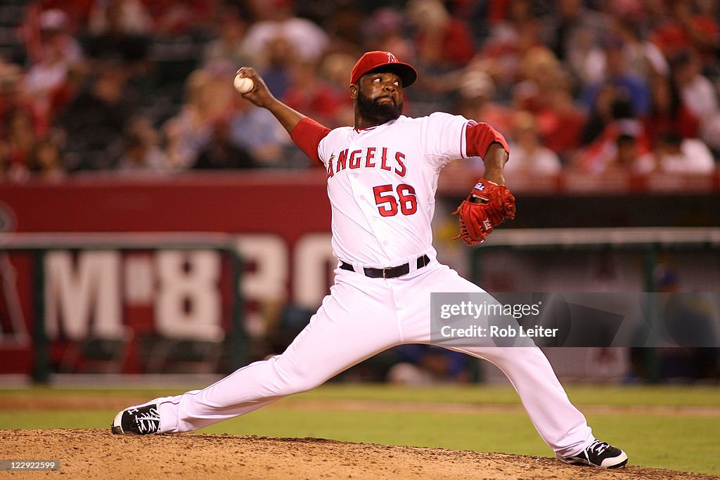 Texas Rangers v Los Angeles Angels of Anaheim