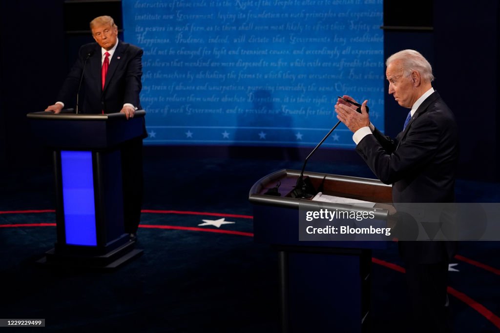 Final U.S. Presidential Debate Between President Trump And Democratic Candidate Joe Biden