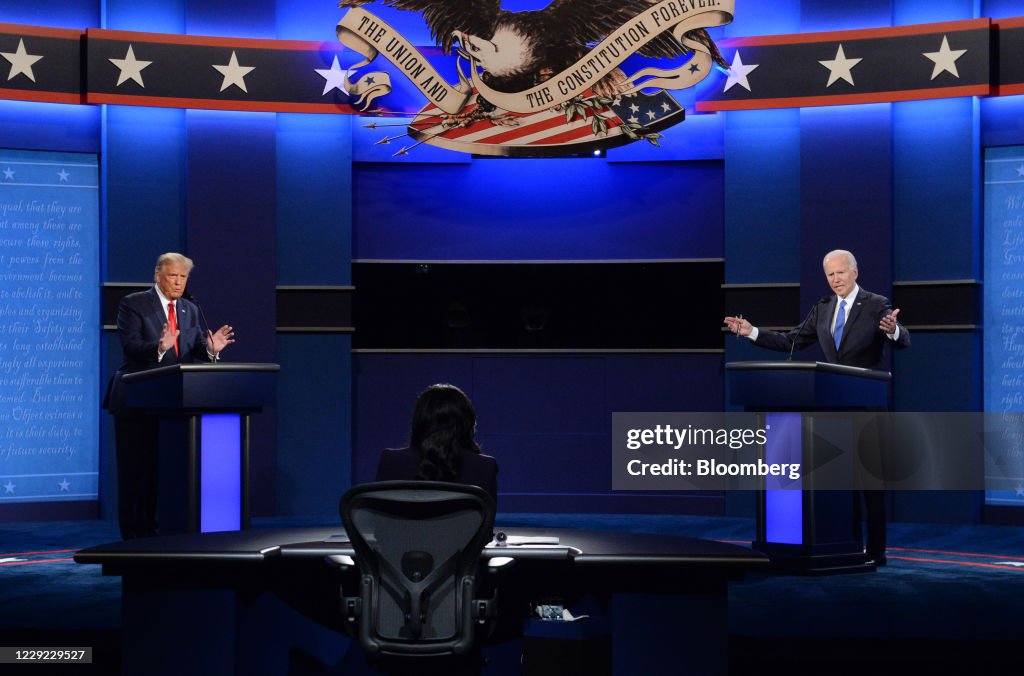 Final U.S. Presidential Debate Between President Trump And Democratic Candidate Joe Biden