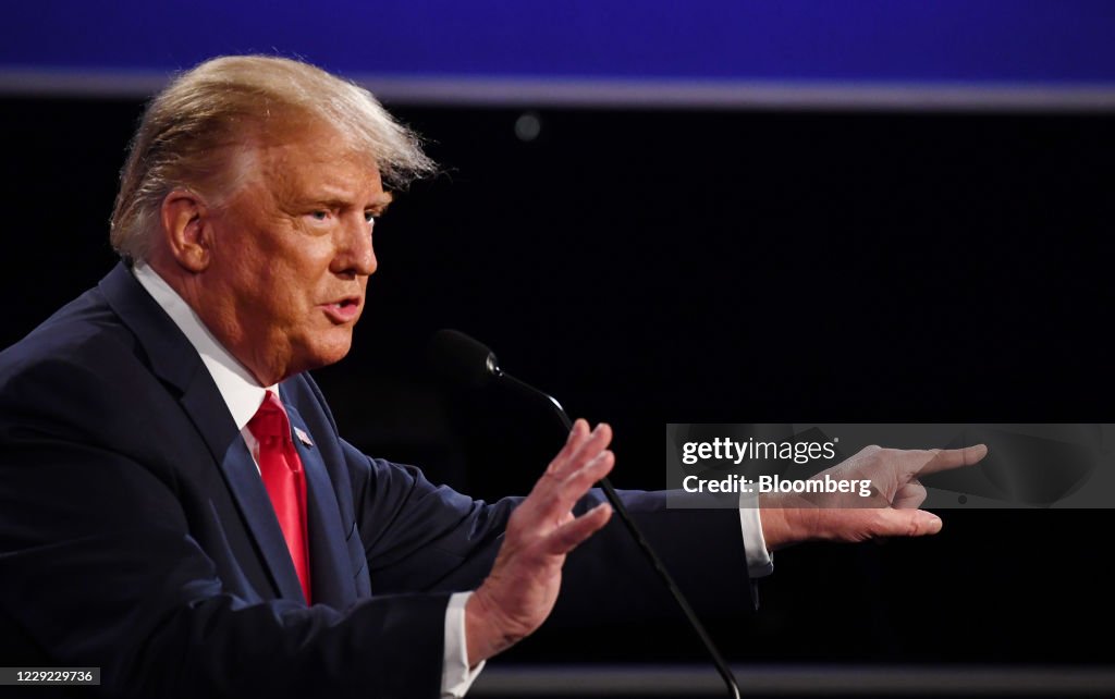 Final U.S. Presidential Debate Between President Trump And Democratic Candidate Joe Biden