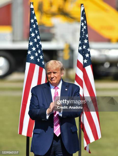 President Donald J. Trump hosts a Make America Great event on fighting for the forgotten men and women and the Lumbee tribe in Lumberton, NC United...