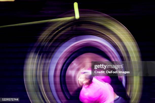 Felix Auger-Aliassime of Canada looks on during day six of the Bett1Hulks Championship tennis tournament at Lanxess Arena on October 24, 2020 in...