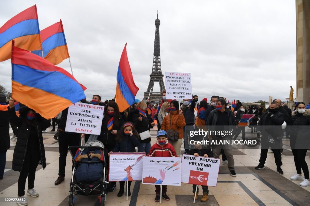 FRANCE-DEMO-ARMENIA-KARABAKH-CONFLICT