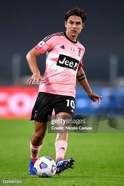 Paulo Dybala of Juventus FC in action during the Serie A football match between Juventus FC and Hellas Verona. The match ended 1-1 tie. Juventus FC...