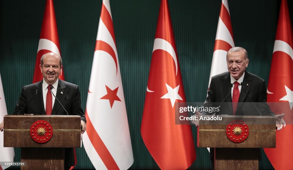Recep Tayyip Erdogan - Ersin Tatar meeting in Ankara