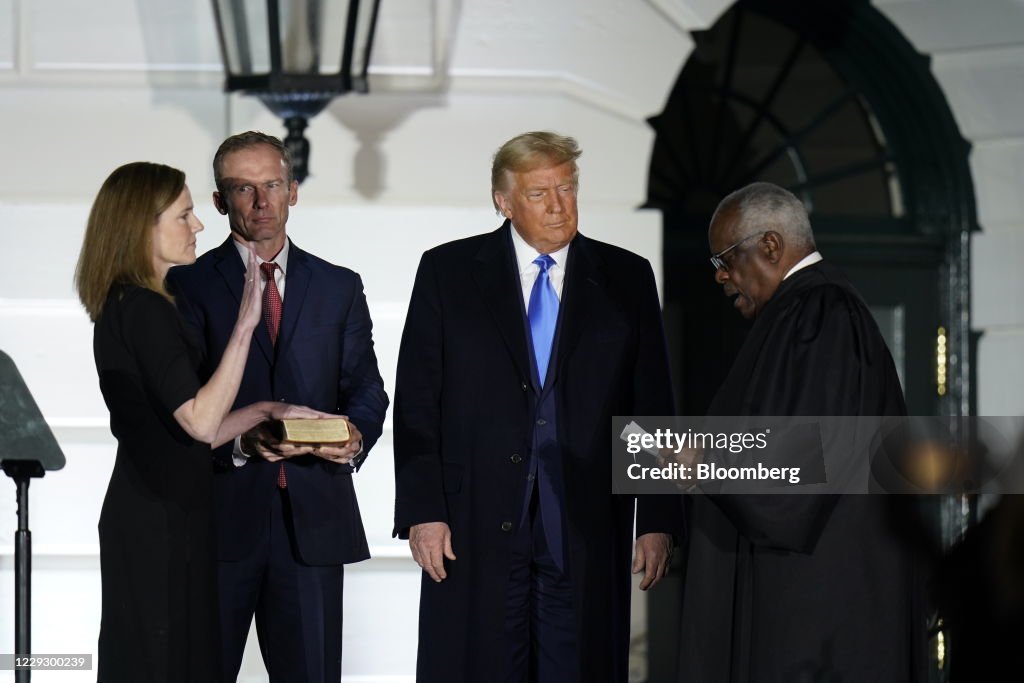 Swearing In Of Supreme Court Associate Justice Amy Coney Barrett