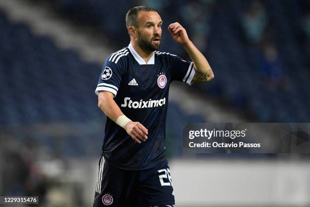 Mathieu Valbuena of Olympiacos FC in action during the UEFA Champions League Group C stage match between FC Porto and Olympiacos FC at Estadio do...