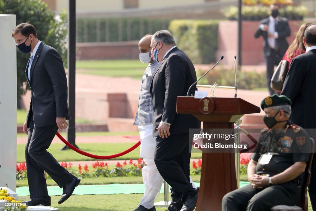 U.S. Secretary of State Michael Pompeo and India Foreign Minister Jaishankar attend Post-Meeting News Conference