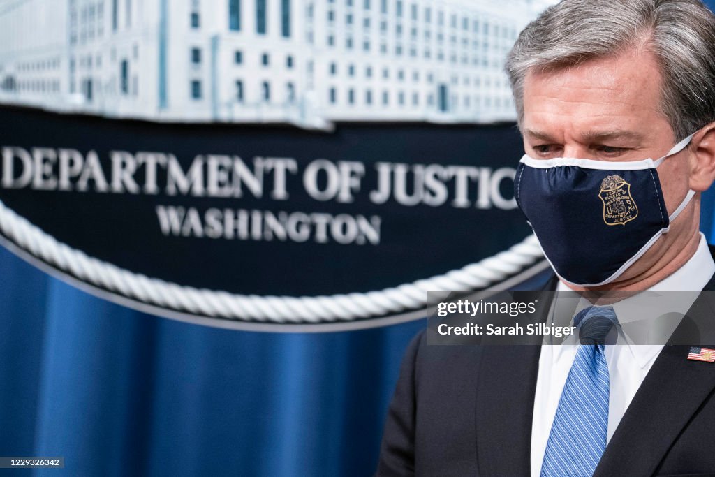 Justice Department Officials Brief Media On Arrests from Operation Fox Hunt