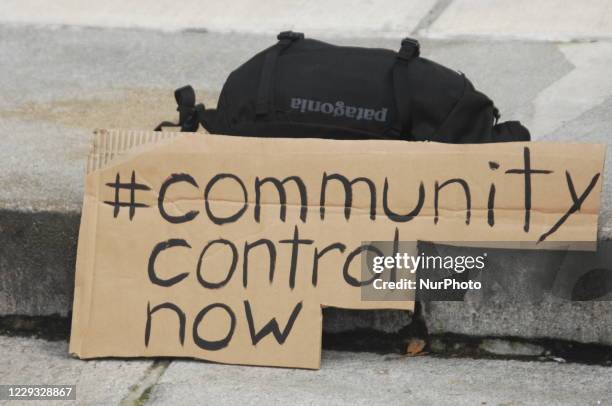 Activist Hold a press conference at City Hall to demand community control over the Philadelphia Police Department in Philadelphia, PA on October 27,...