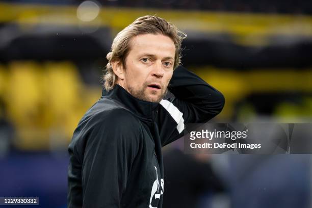 Anatoliy Tymoshchuk of Zenit St. Petersburg looks on during the UEFA Champions League Group F stage match between Borussia Dortmund and Zenit St....