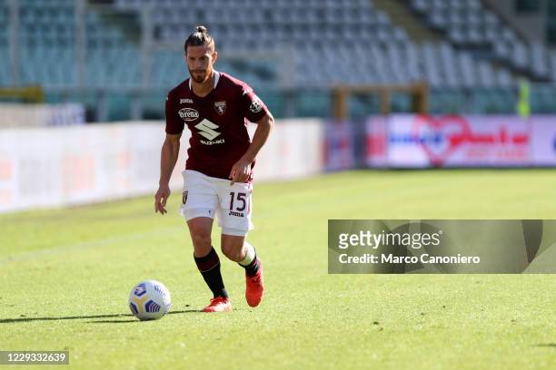 Cristian Ansaldi of Torino FC in action during the Coppa Italia match between Torino Fc and Us Lecce. Torino Fc wins 3-1 over Us Lecce.