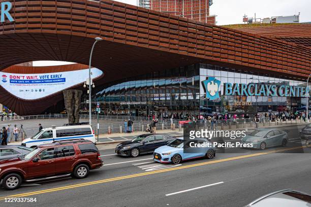 Outside the Barclays Center in Brooklyn, lines stretched for blocks when an early voting began in New York, thousands waited hours to cast their vote...