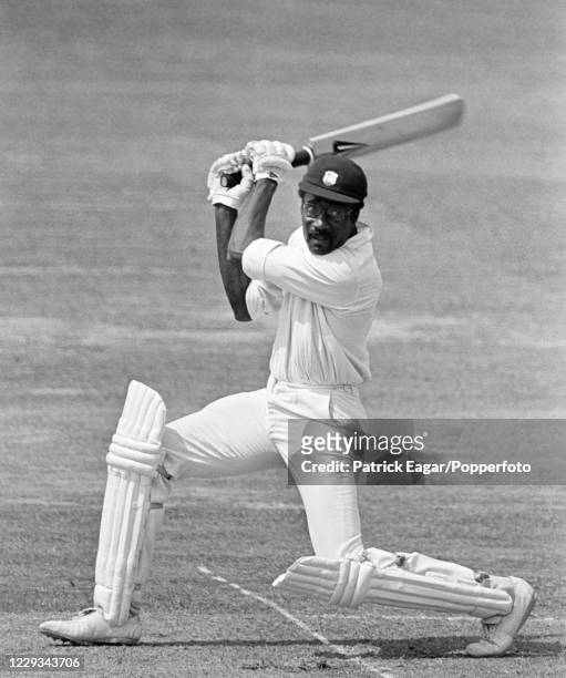 West Indies captain Clive Lloyd batting during his innings of 102 in the Prudential World Cup Final between Australia and West Indies at Lord's...