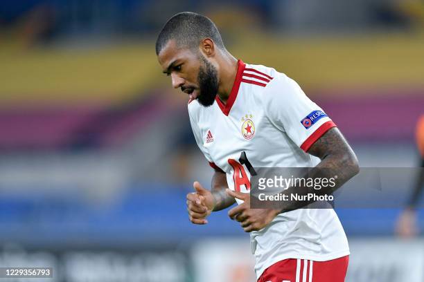 Jerome Sinclair of CSKA-Sofia looks dejected during the UEFA Europa League Group A stage match between AS Roma and CSKA Sofia at Stadio Olimpico,...