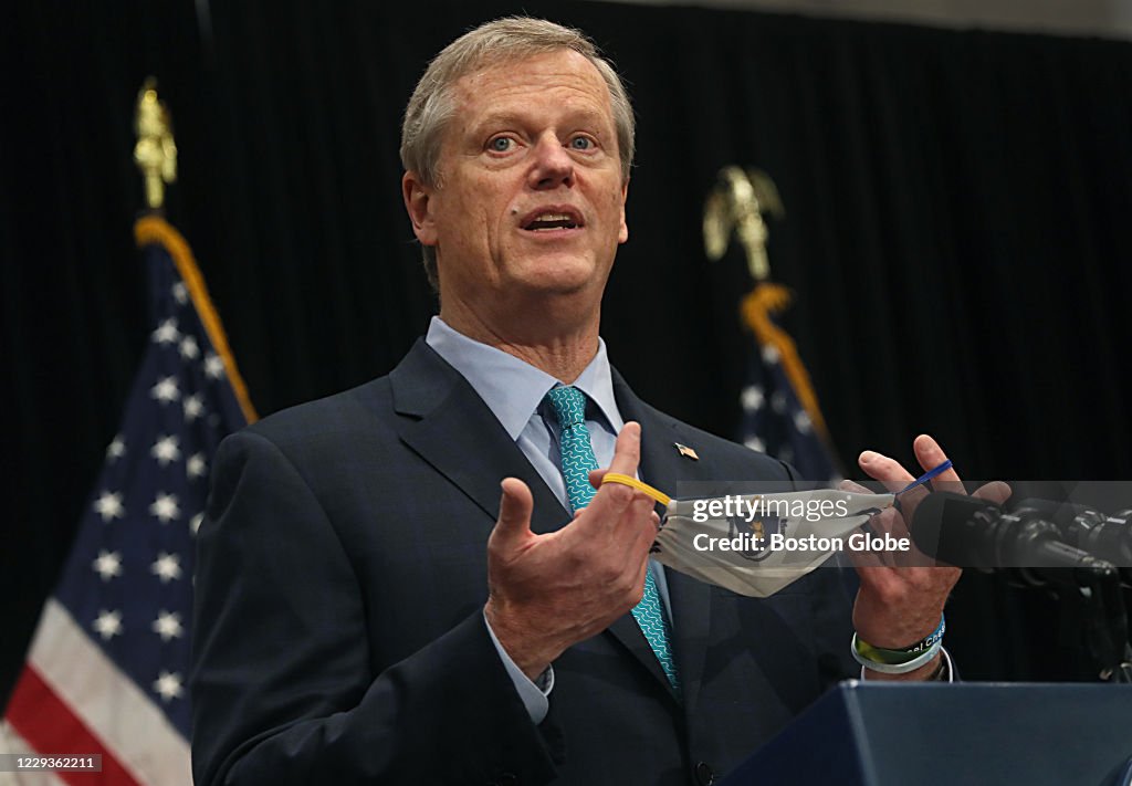 Press Conference At Massachusetts State House