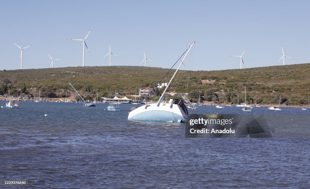 Aftermath of the 6.6-magnitude quake in Turkey's Aegean Sea coast