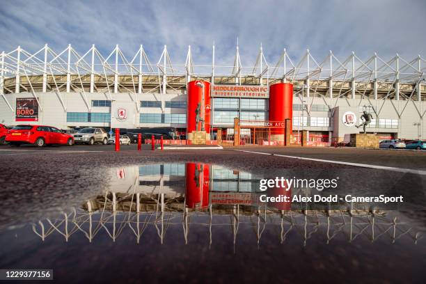 General view of Riverside Stadium, home of Middlesbrough during the Sky Bet Championship match between Middlesbrough and Nottingham Forest at...