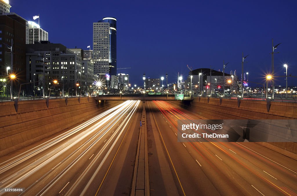 Innenstadt von Freeway