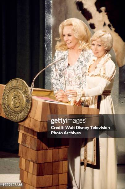 Buena Park, CA Molly Bee, Joyce Bulifant presenting on the ABC tv special '1976 / 11th Academy of Country Music Awards', at the Palladium.