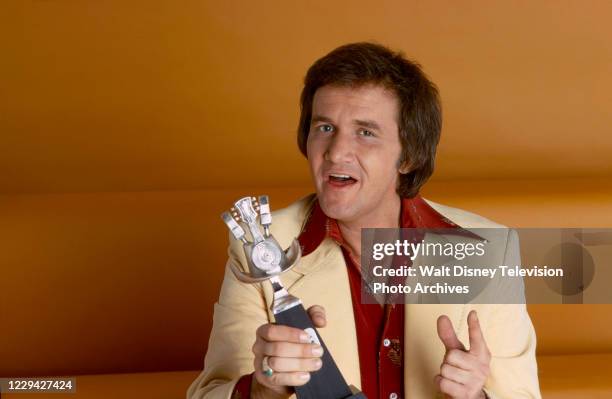 Buena Park, CA Roger Miller promotional photo for the ABC tv special '1975 / 10th Academy of Country Music Awards', at Knott's Berry Farm.