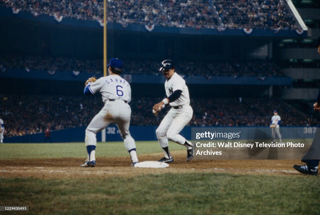 New York Yankees Vs Los Angeles Dodgers In The 1977 World Series