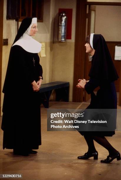 Allyn Ann McLerie, Pam Dawber appearing in the ABC tv series pilot for 'Sister Terri'.