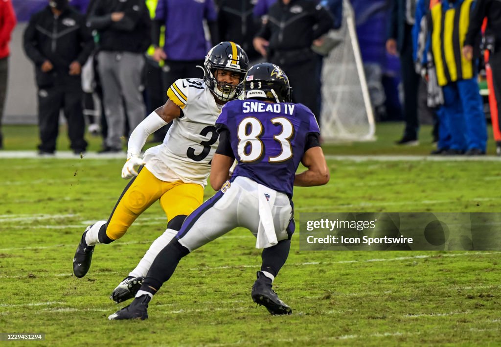 NFL: NOV 01 Steelers at Ravens