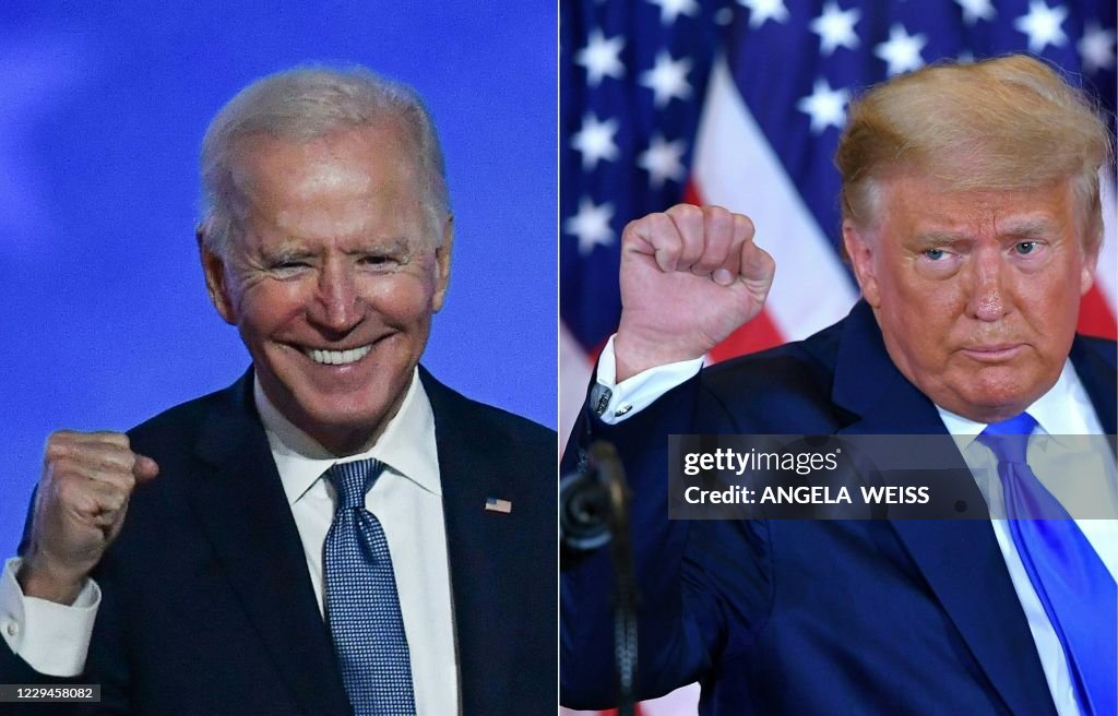 TOPSHOT-COMBO-US-VOTE-TRUMP-BIDEN