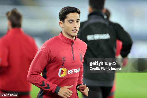 Carlos of Sporting Braga during the SC Braga training session and press conference at Leicester City Stadium on November 04th, 2020 in Leicester,...