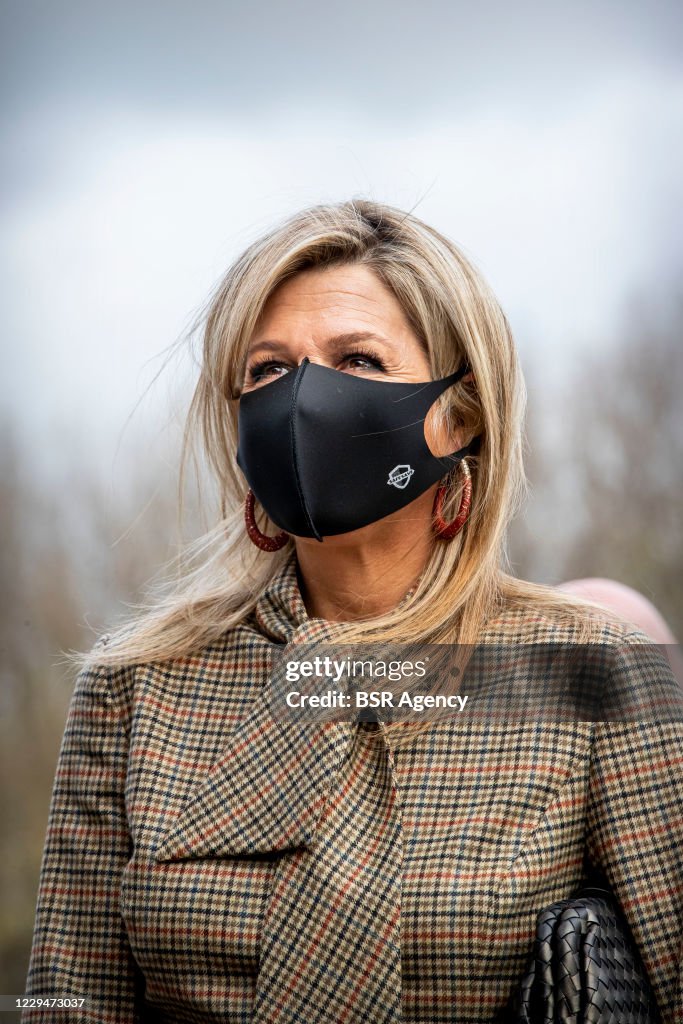 Queen Maxima Of The Netherlands Visits BovenIJ hospital In Amsterdam