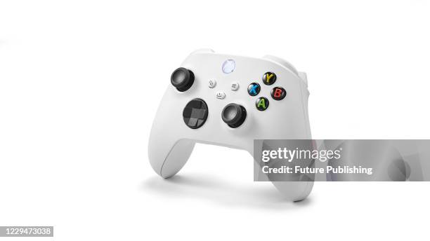 Microsoft Xbox Series S home video game console, taken on October 26, 2020.