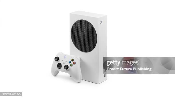 Microsoft Xbox Series S home video game console, taken on October 26, 2020.