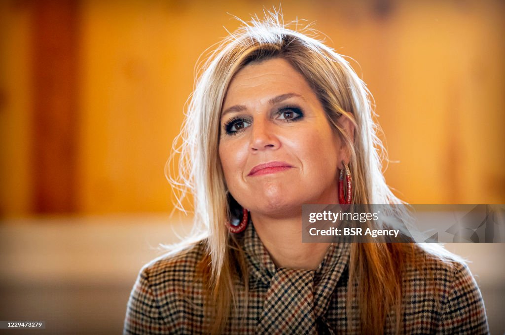 Queen Maxima Of The Netherlands Visits BovenIJ hospital In Amsterdam