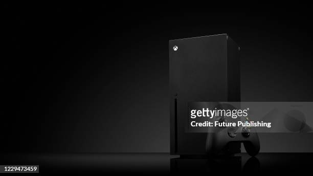 Microsoft Xbox Series X home video game console, taken on October 27, 2020.