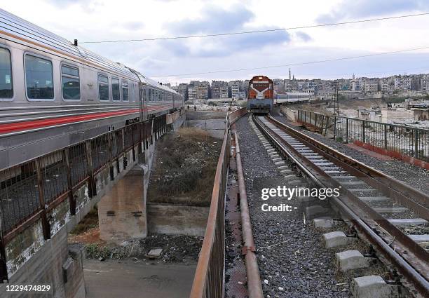 Syria Train 31 Aleppo Railway Station Stock Photos, High-Res Pictures, and Images ...