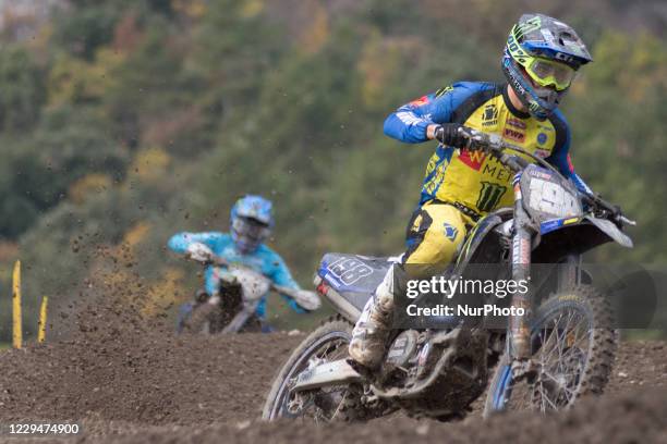 Benistant Thibault MHutten Metaal Yamaha Racing Team in action during the MX2 World Championship 2020 Race of Grand Prix of Pietramurata, Italy, on...