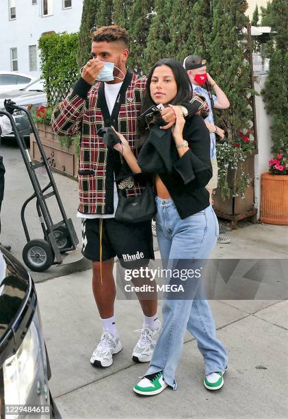 Galaxy player Jonathan dos Santos is seen on November 5, 2020 in Los Angeles, California.