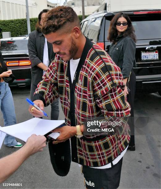 Galaxy player Jonathan dos Santos is seen on November 5, 2020 in Los Angeles, California.