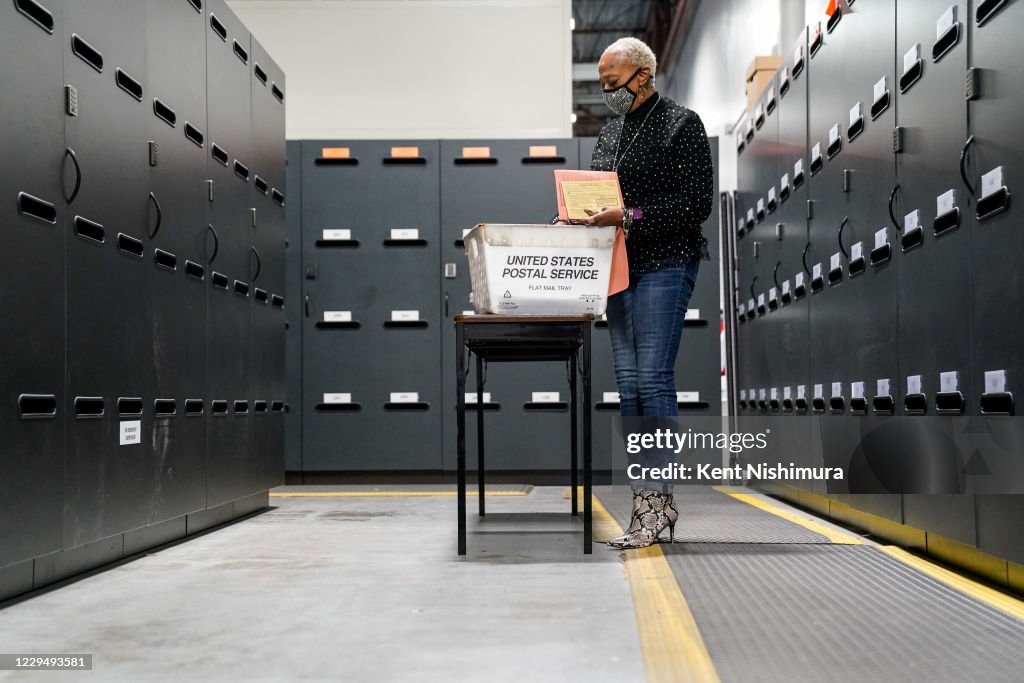 Ballot Counting in Georgia US Election