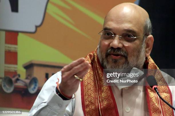 Union home minister Amit Shah address at the Meet the Press during Shah two-day visit to West Bengal, set the tone for the West Bengal assembly...