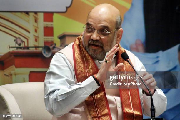 Union home minister Amit Shah address at the Meet the Press during Shah two-day visit to West Bengal, set the tone for the West Bengal assembly...
