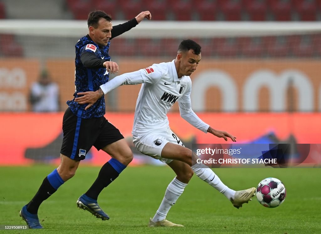 FBL-GER-BUNDESLIGA-AUGSBURG-HERTHA BERLIN