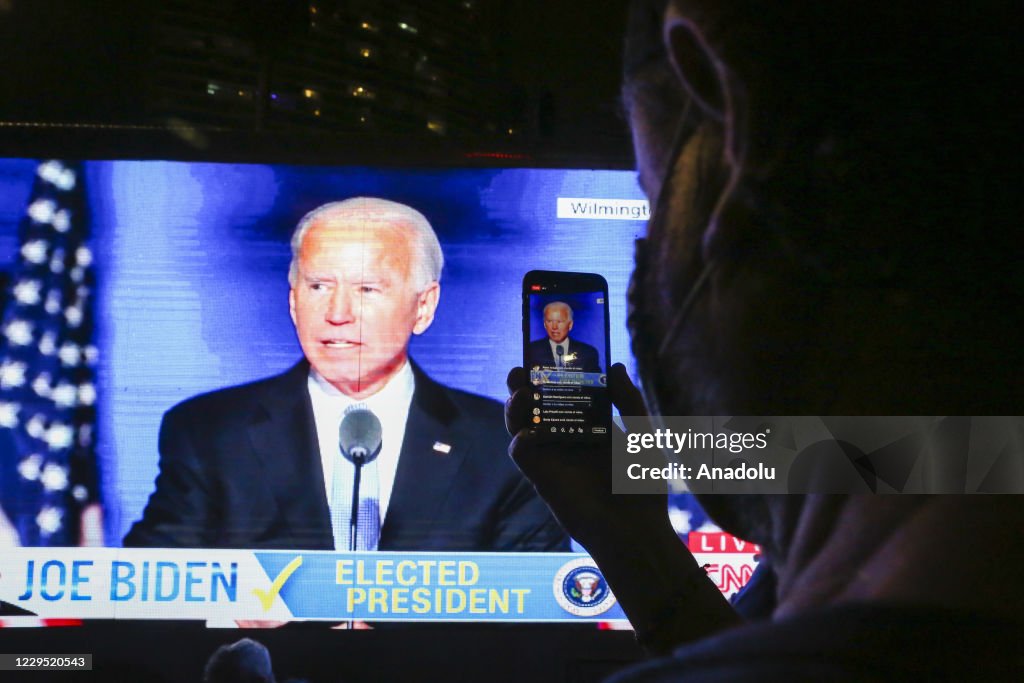 Celebration in Florida over Bidenâs win