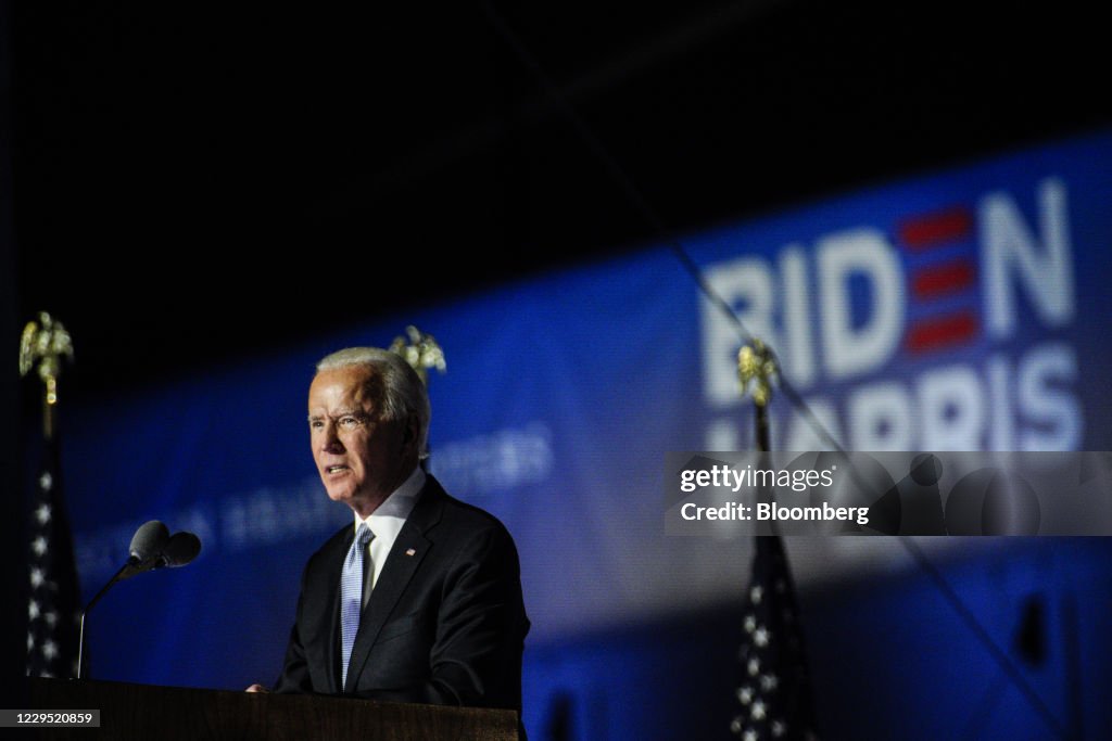 Joe Biden Delivers Remarks After Winning U.S. Presidency