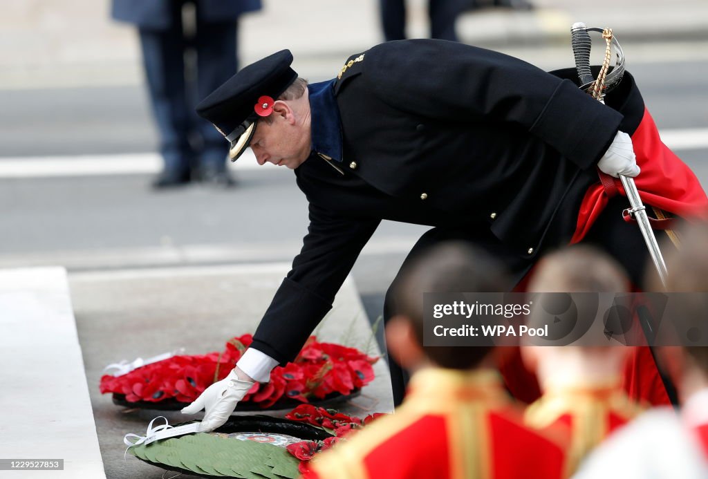 National Service Of Remembrance At The Cenotaph