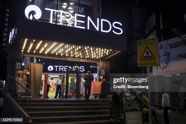 Reliance Trends store in Mumbai, India, on Monday, Nov. 9, 2020. Billionaire Mukesh Ambani's Reliance Industries Ltd., which obliterated rivals in...